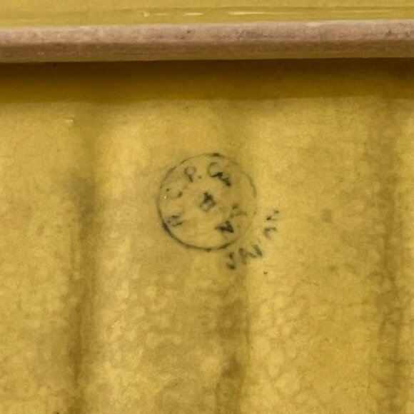 Vintage Cheese or Butter Cloche Covered Dish Japan Pottery - Picture 7 of 10